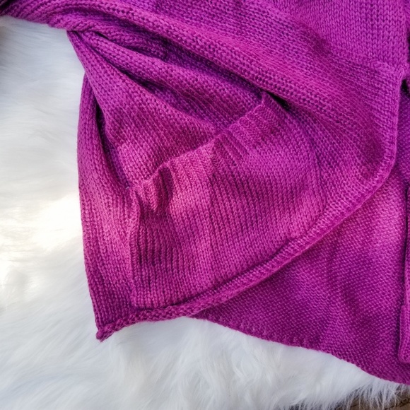 SOLD Purple Slouch Cardigan - Picture 4 of 5